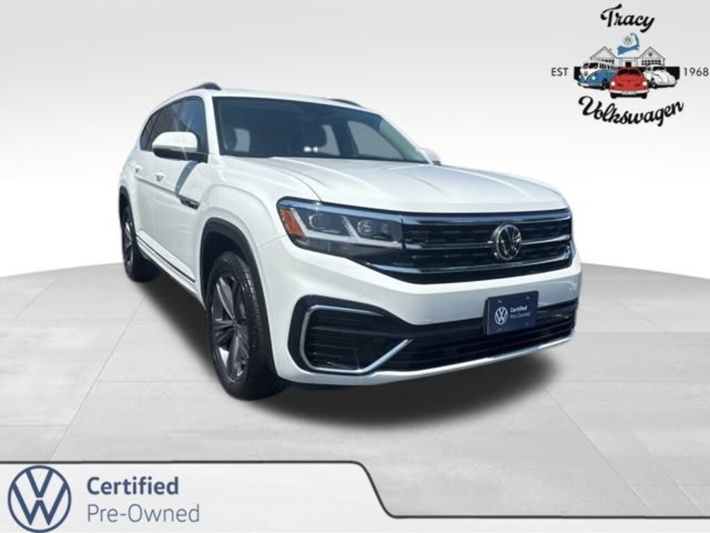Certified 2021 Volkswagen Atlas 3.6L V6 SE w/Technology R-Line SUV