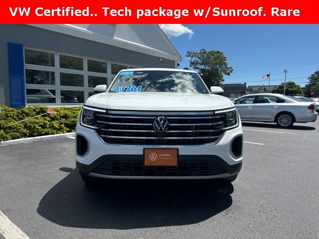 Certified 2024 Volkswagen Atlas SE w/Tech with VIN 1V2KR2CA2RC532231 for sale in Barnstable, MA