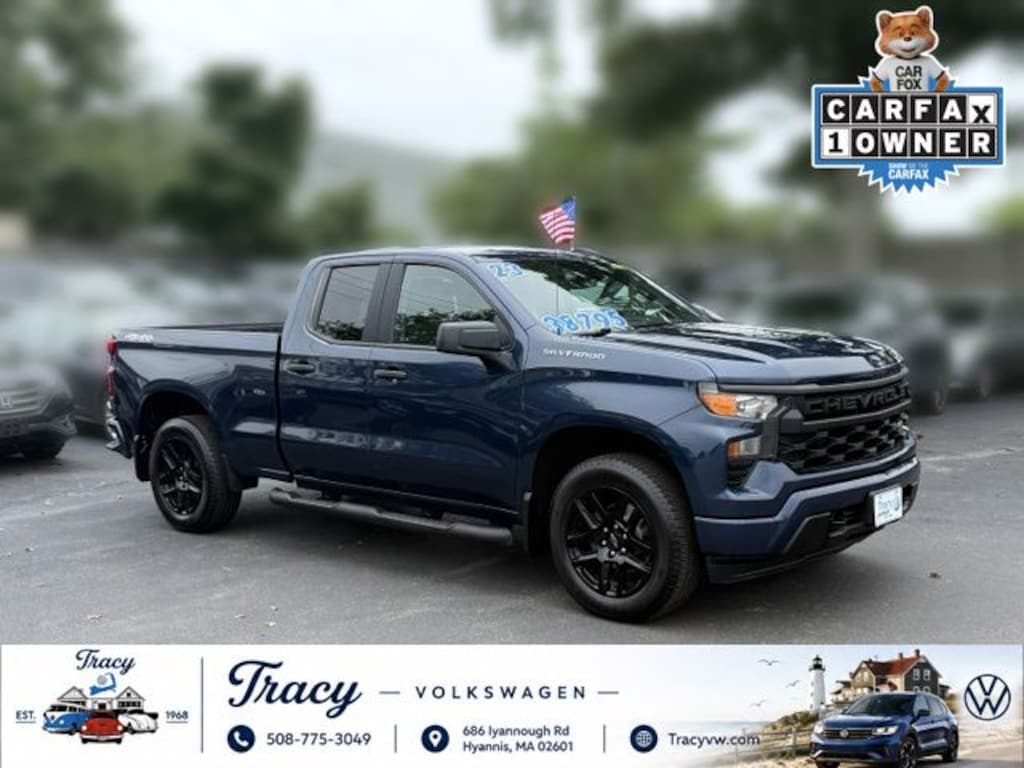 Used 2023 Chevrolet Silverado 1500 Custom Truck Double Cab