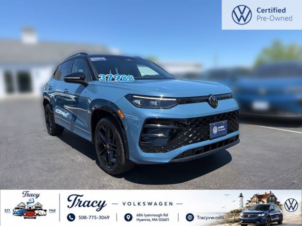 Certified 2025 Volkswagen Tiguan 2.0T SE R-Line Black SUV