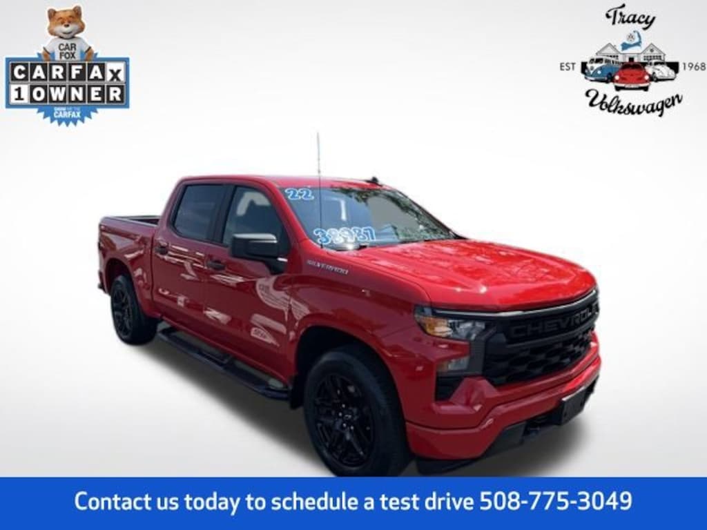 Used 2022 Chevrolet Silverado 1500 Custom Truck Crew Cab