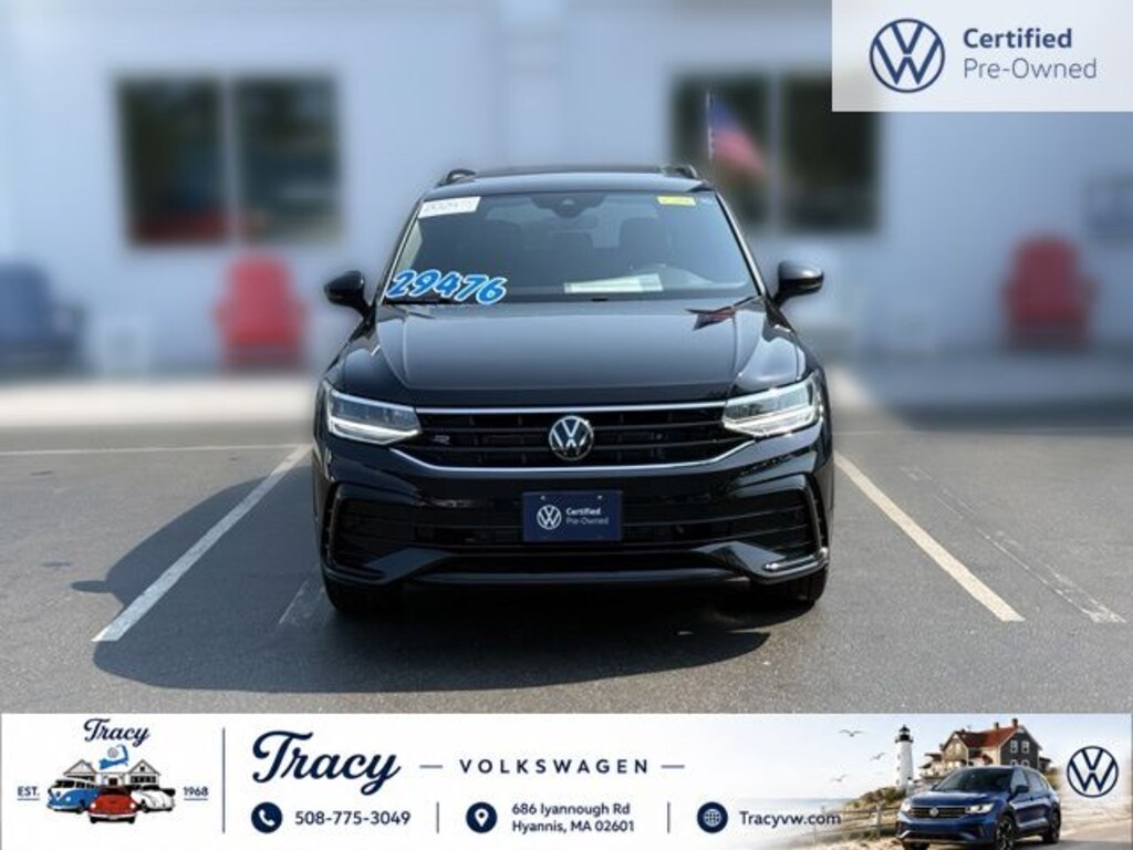 Certified 2024 Volkswagen Tiguan 2.0T SE R-Line Black SUV