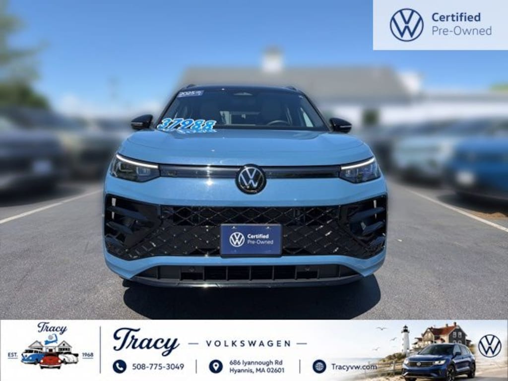 Certified 2025 Volkswagen Tiguan 2.0T SE R-Line Black SUV