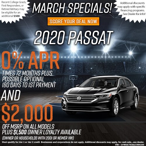 New Vehicle Specials Tracy Volkswagen