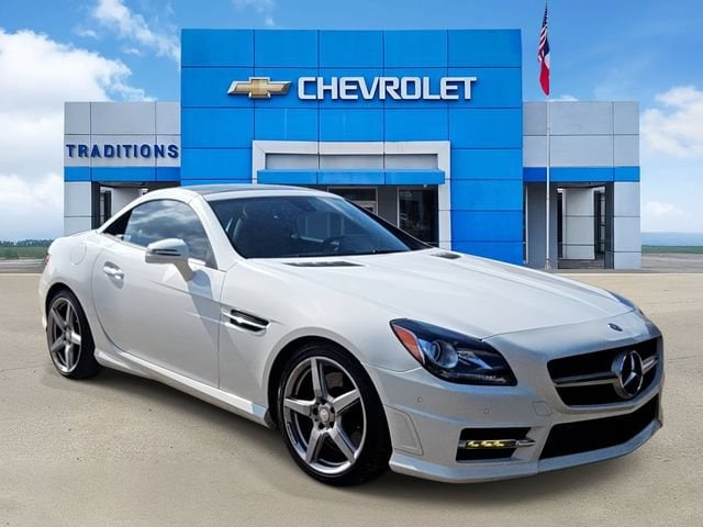Used 2015 Mercedes-Benz SLK-Class SLK250 with VIN WDDPK4HA0FF112578 for sale in East Bernard, TX