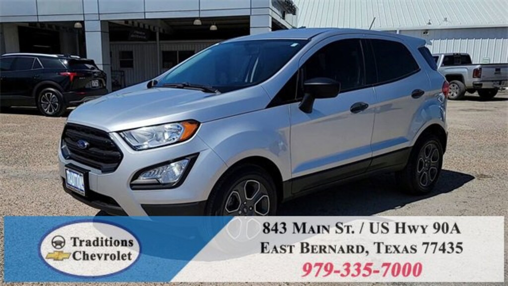 Used 2021 Ford EcoSport S SUV