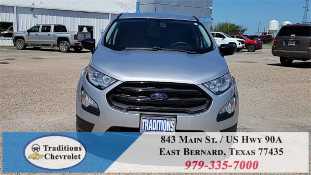 Used 2021 Ford EcoSport S SUV