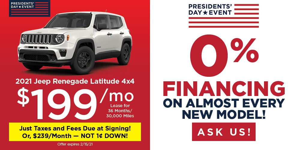 New Chrysler, Dodge, Jeep, RAM and Used Car Dealer Serving