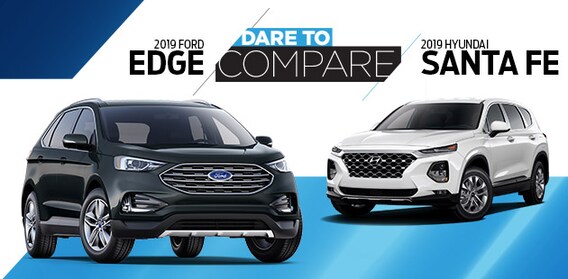 Santa Fe Ford >> 2019 Ford Edge Vs 2019 Hyundai Santa Fe Transwest Ford Santa Fe Ford >> 2019 Ford Edge Vs 2019 Hyundai Santa Fe Transwest Ford