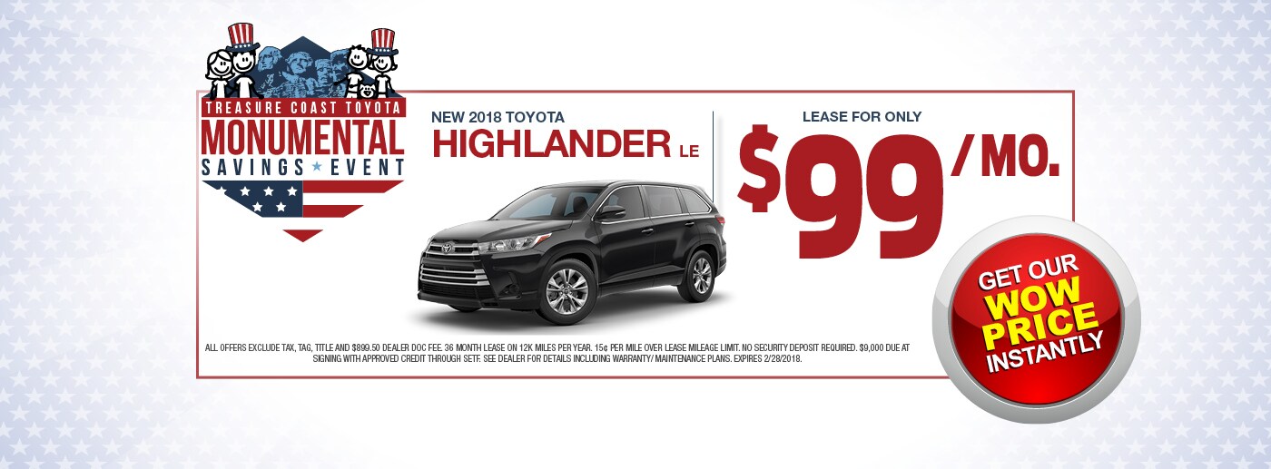 Treasure Coast Toyota of Stuart New Toyota dealership in Stuart, FL 34997