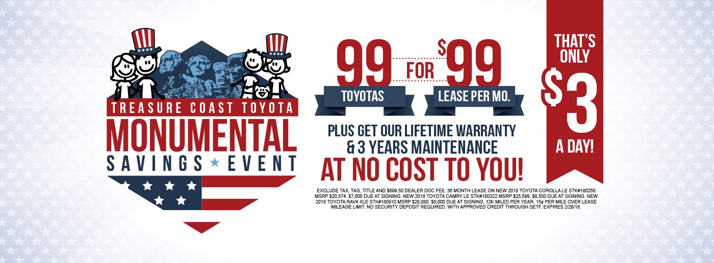 Treasure Coast Toyota of Stuart New Toyota dealership in Stuart, FL 34997