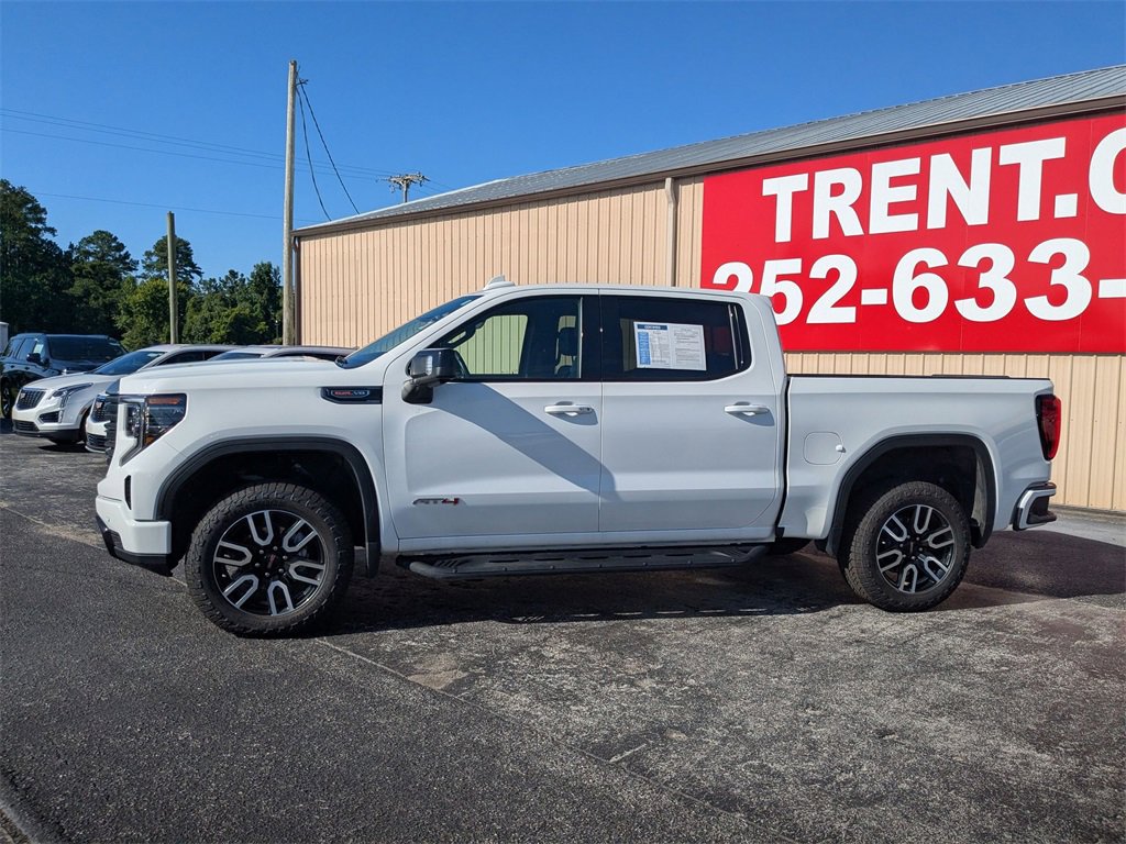 Certified 2024 GMC Sierra 1500 AT4 with VIN 1GTUUEEL3RZ228265 for sale in New Bern, NC
