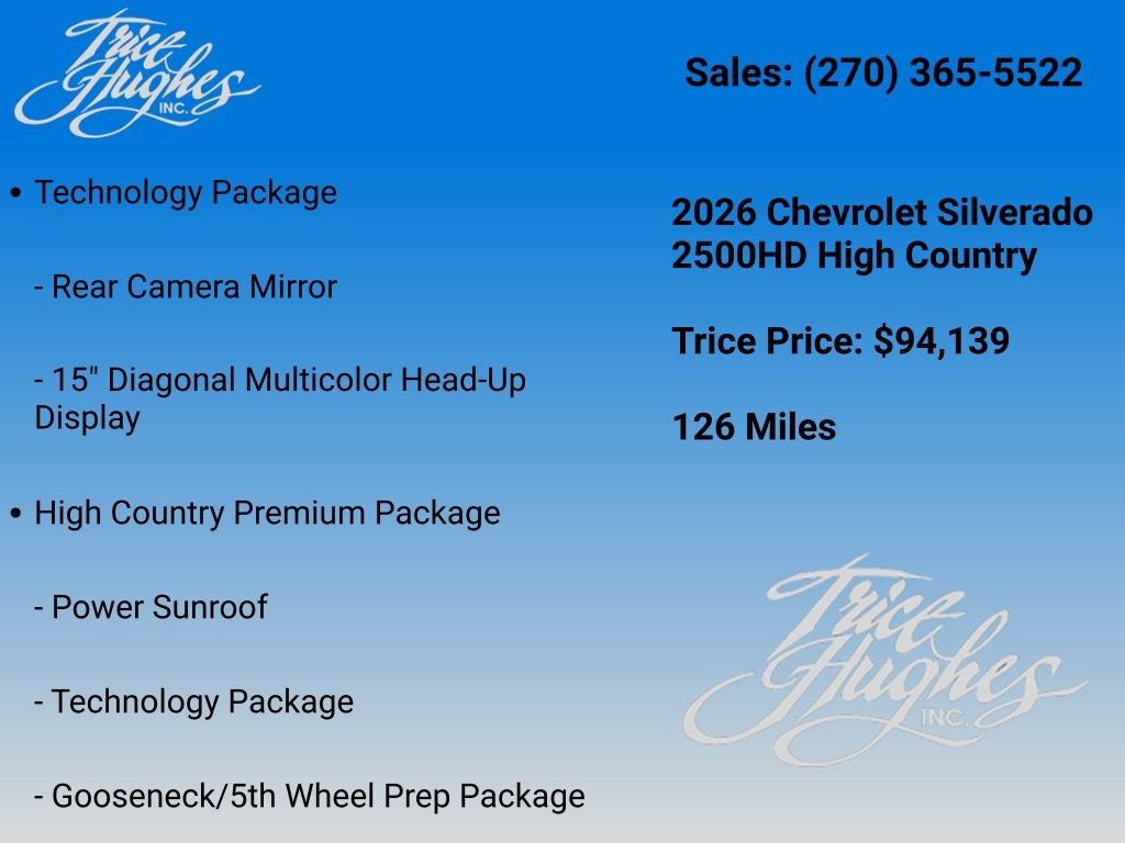 2026 Chevrolet Silverado 2500 HD High Country - Photo 8