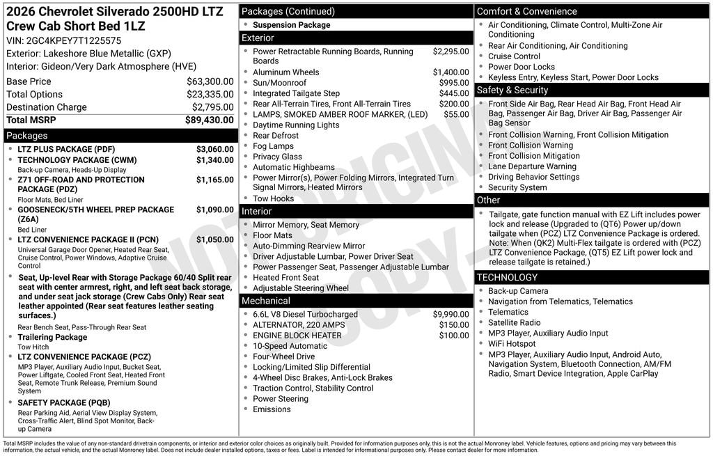 2026 Chevrolet Silverado 2500 HD LTZ - Photo 34