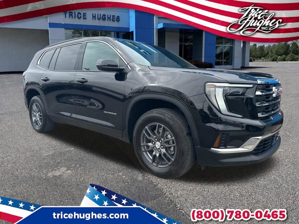 Black (Ebony Twilight Metallic) 2025 GMC Acadia Elevation FWD SUV / Crossover Front-Wheel Drive Automatic