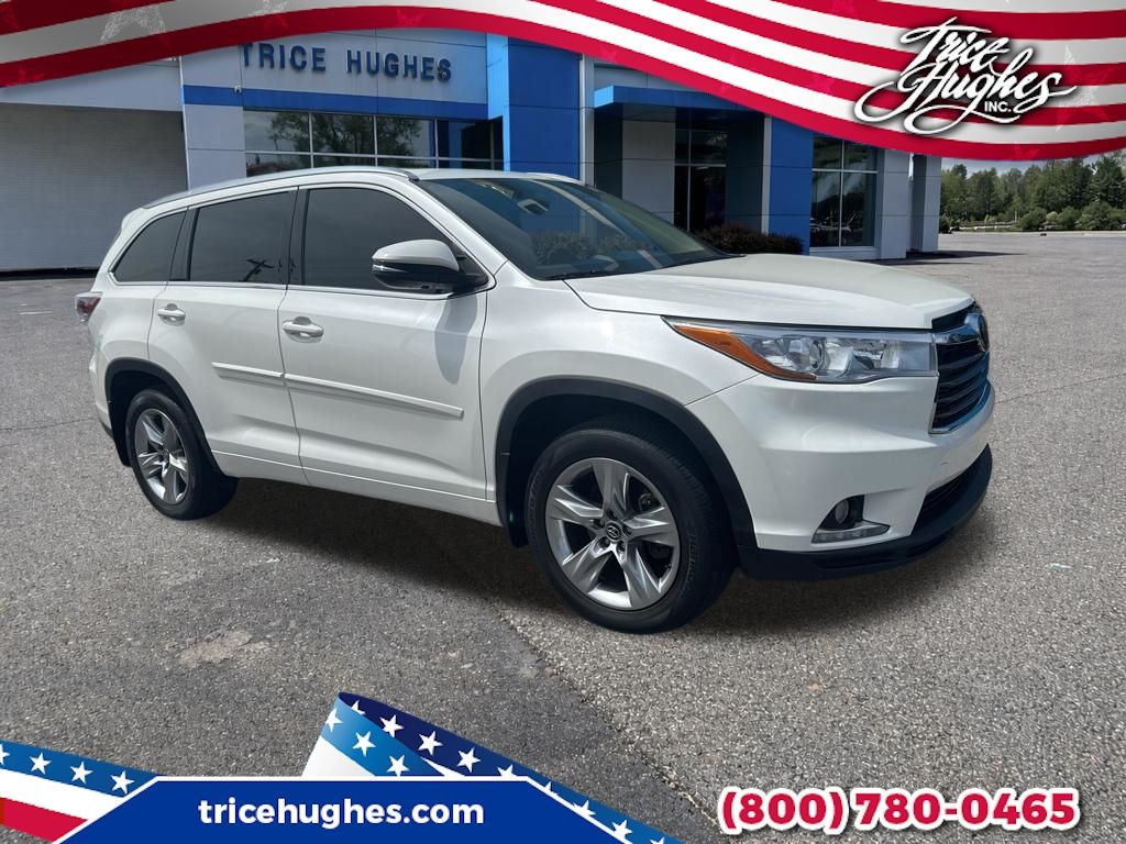 White (Blizzard Pearl) 2016 Toyota Highlander Limited Platinum AWD SUV / Crossover All-Wheel Drive 6-Speed Automatic Overdrive