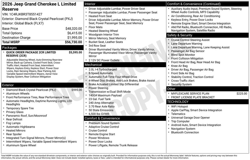 2026 Jeep Grand Cherokee L Limited Reserve - Photo 28
