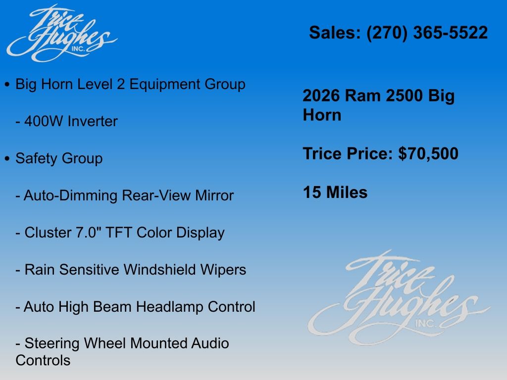 2026 RAM 2500 Big Horn - Photo 38