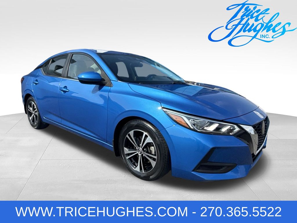Used 2021 Nissan Sentra SV with VIN 3N1AB8CV3MY309755 for sale in Princeton, KY