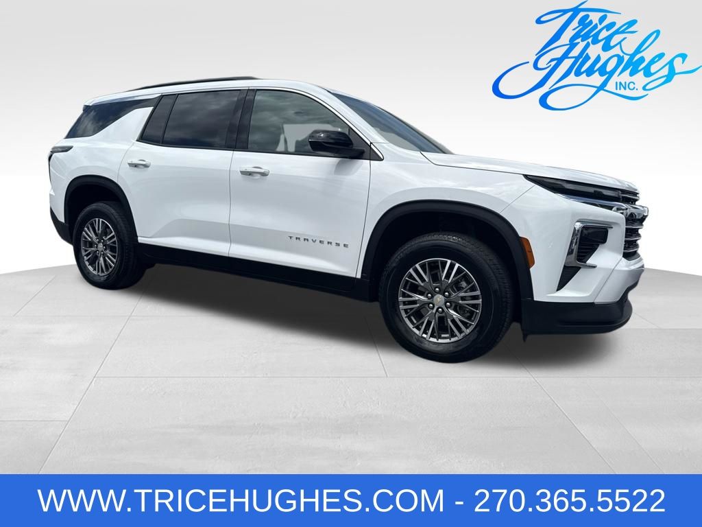 Summit White 2026 Chevrolet Traverse SUV / Crossover Four-Wheel Drive 8-Speed Automatic