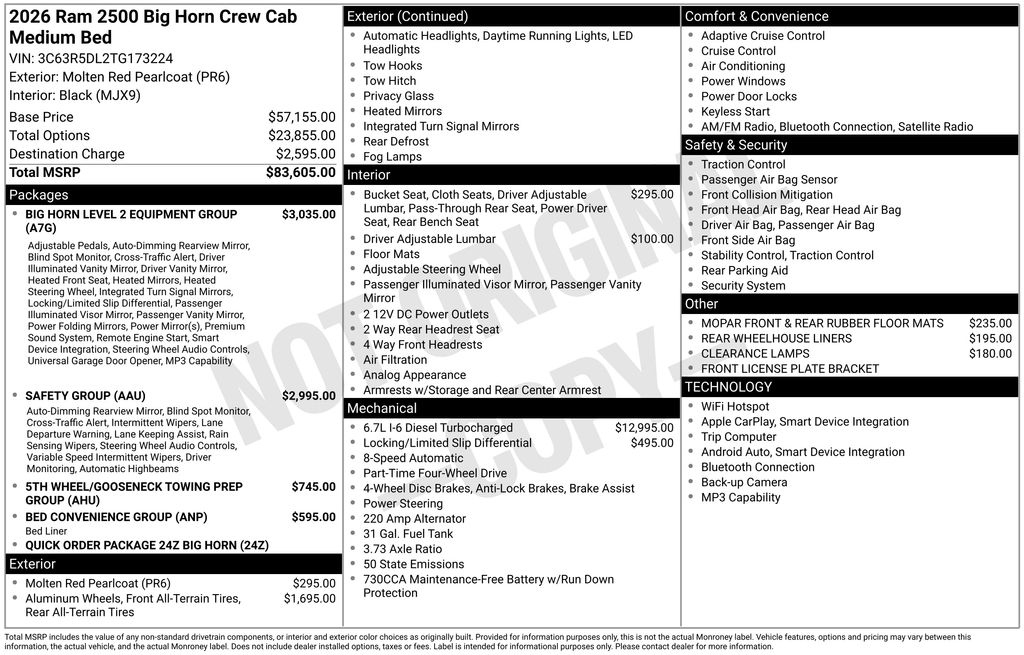 2026 RAM 2500 Big Horn - Photo 45