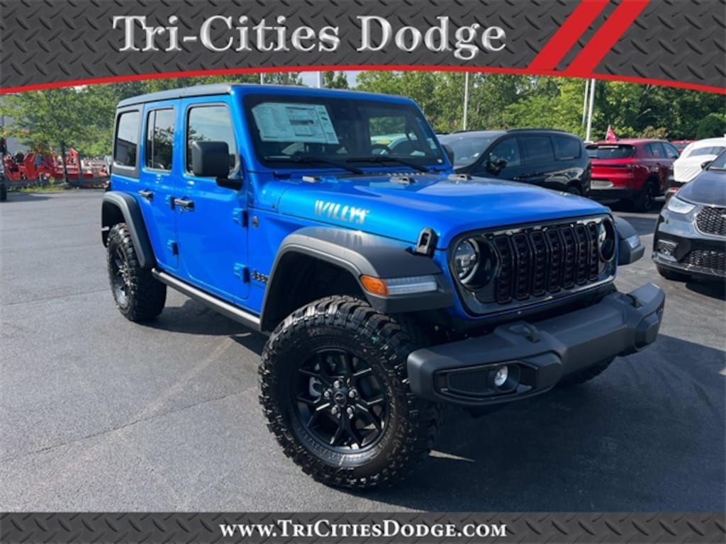 New 2024 Jeep Wrangler 4DOOR WILLYS For Sale Kingsport TN