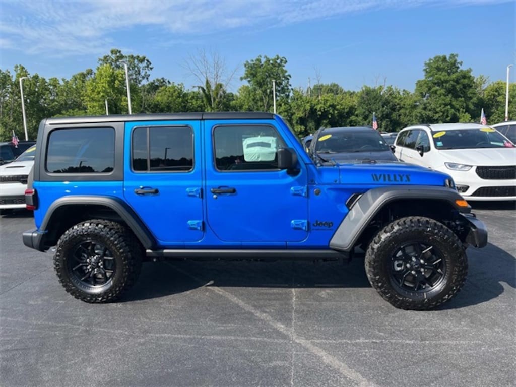New 2024 Jeep Wrangler 4DOOR WILLYS For Sale Kingsport TN