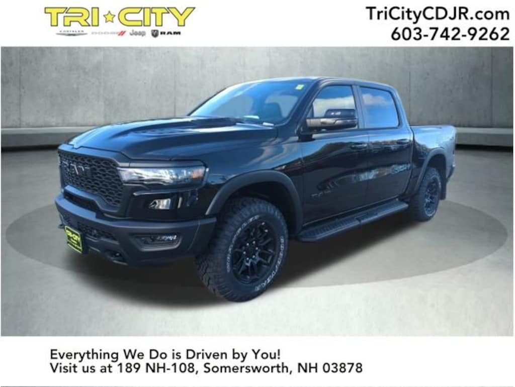 New 2026 Ram 1500 REBEL CREW CAB 4X4 5'7 BOX Pickup