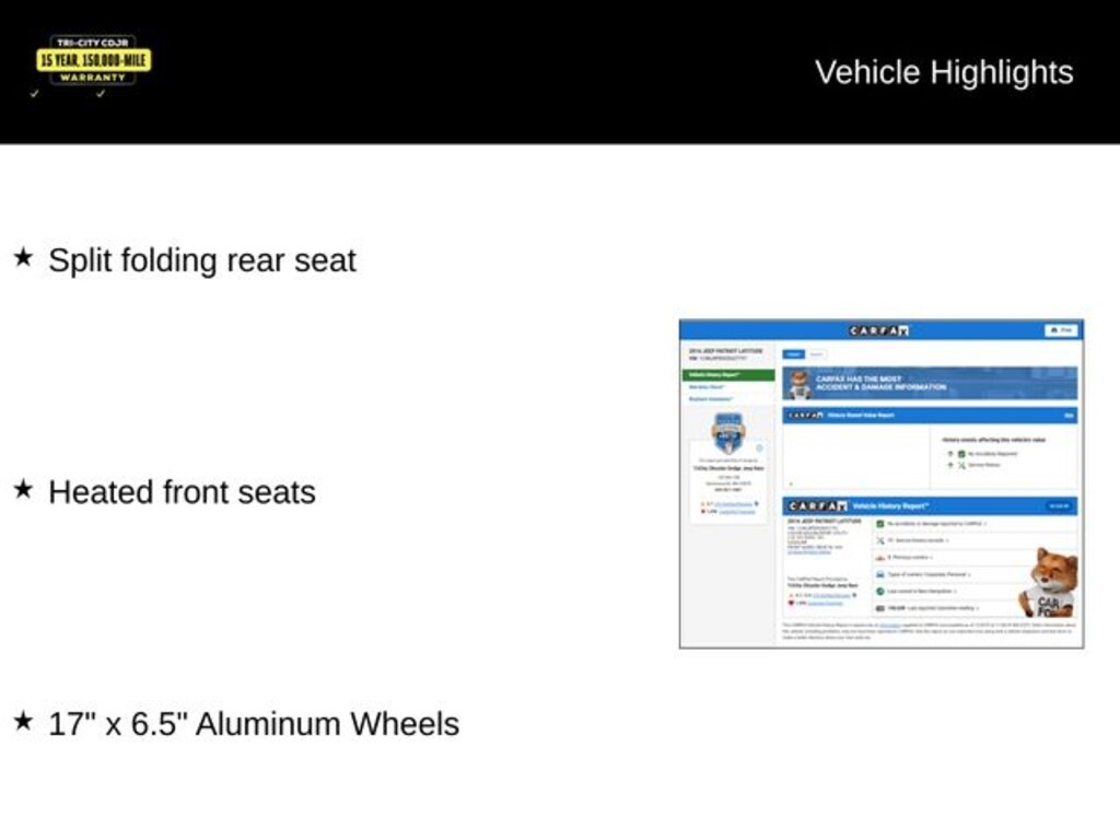 Used 2016 Jeep Patriot Latitude SUV