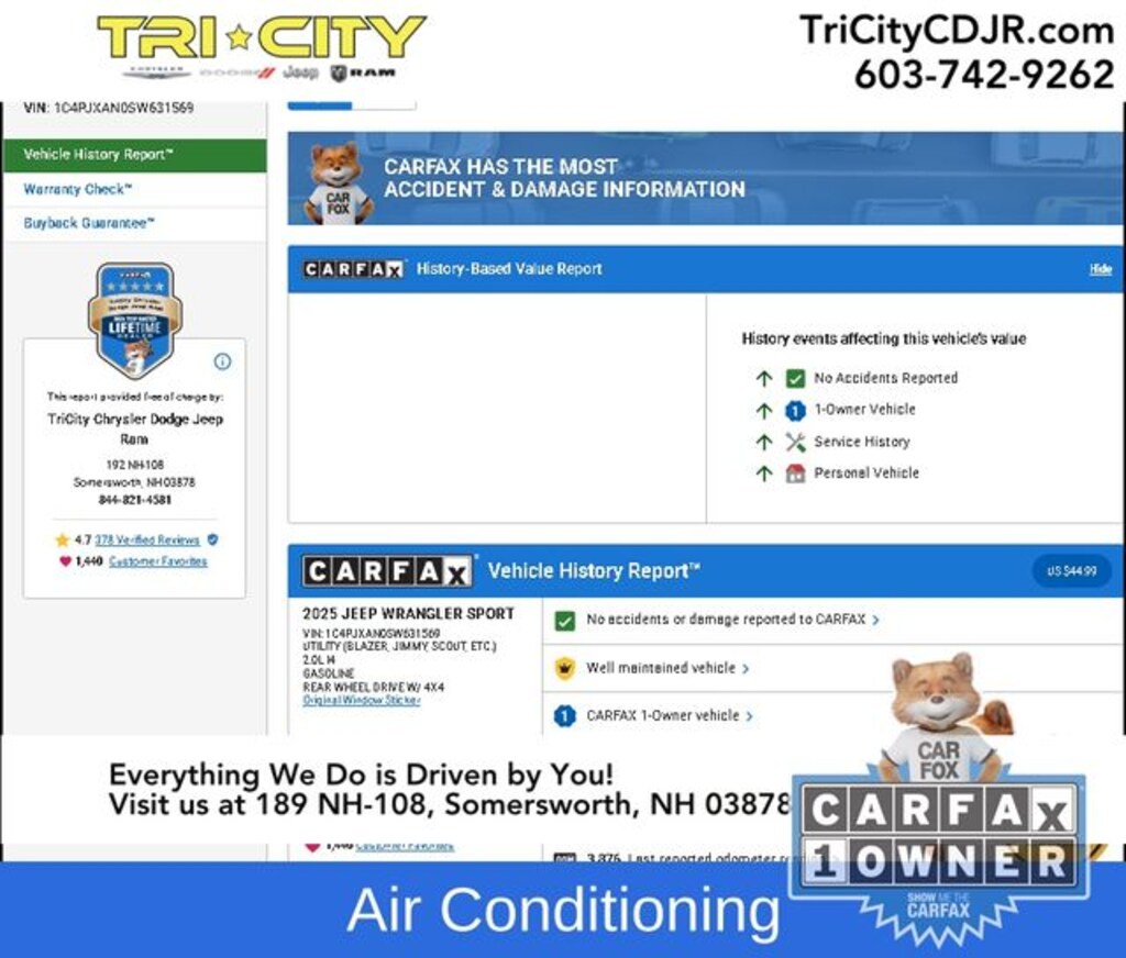 Used 2025 Jeep Wrangler Sport SUV