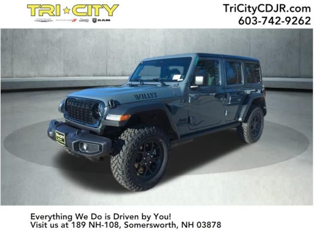 New 2026 Jeep Wrangler 4-DOOR WILLYS Sport Utility