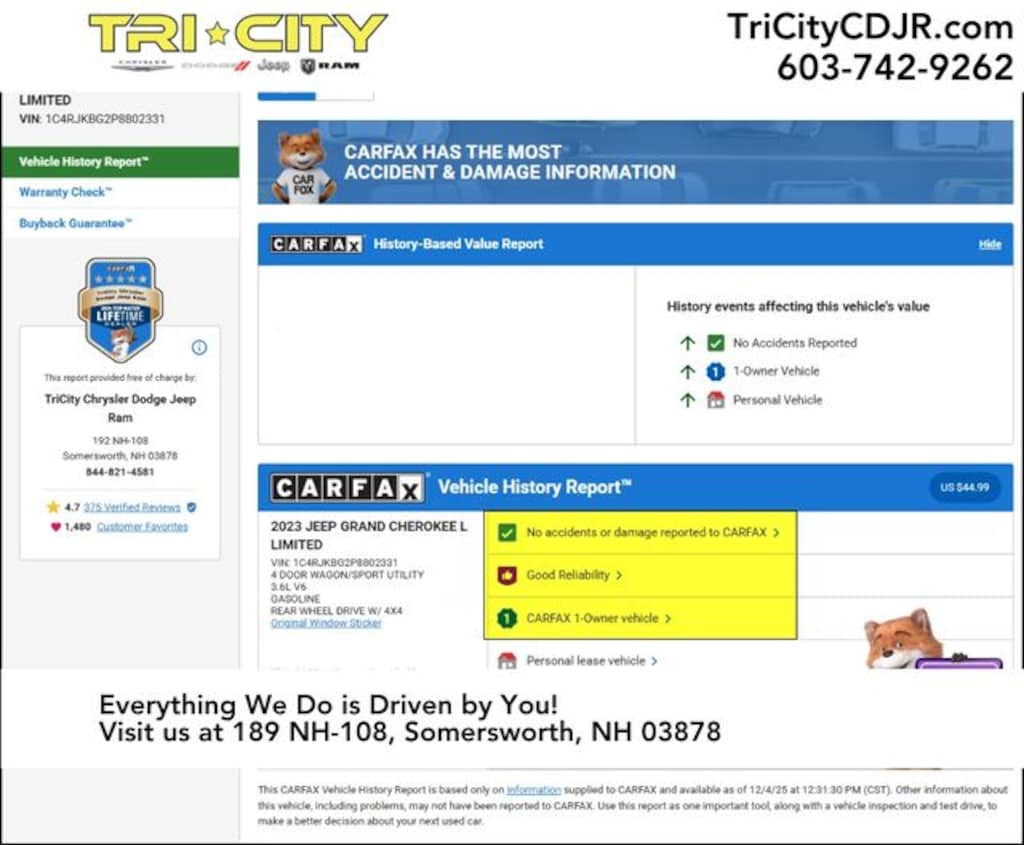 Used 2023 Jeep Grand Cherokee L Limited SUV