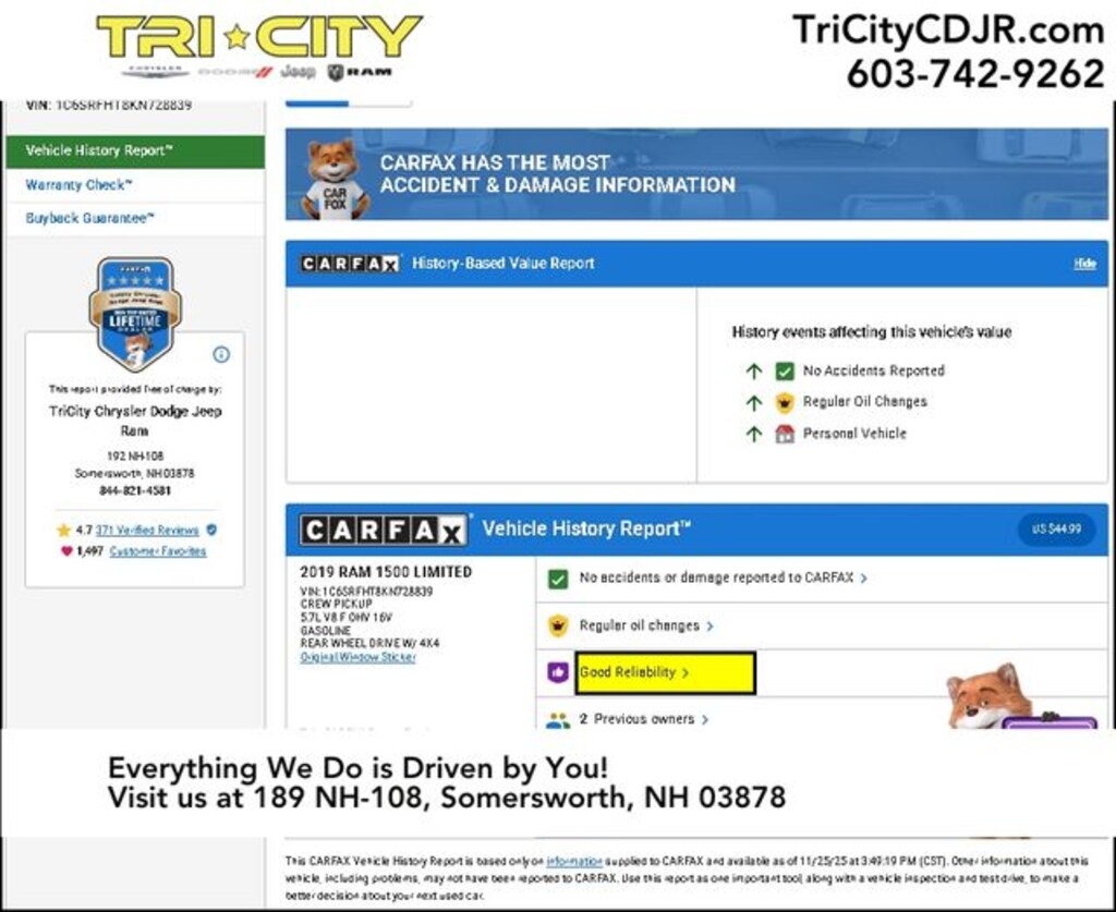 Used 2019 Ram 1500 Limited Truck