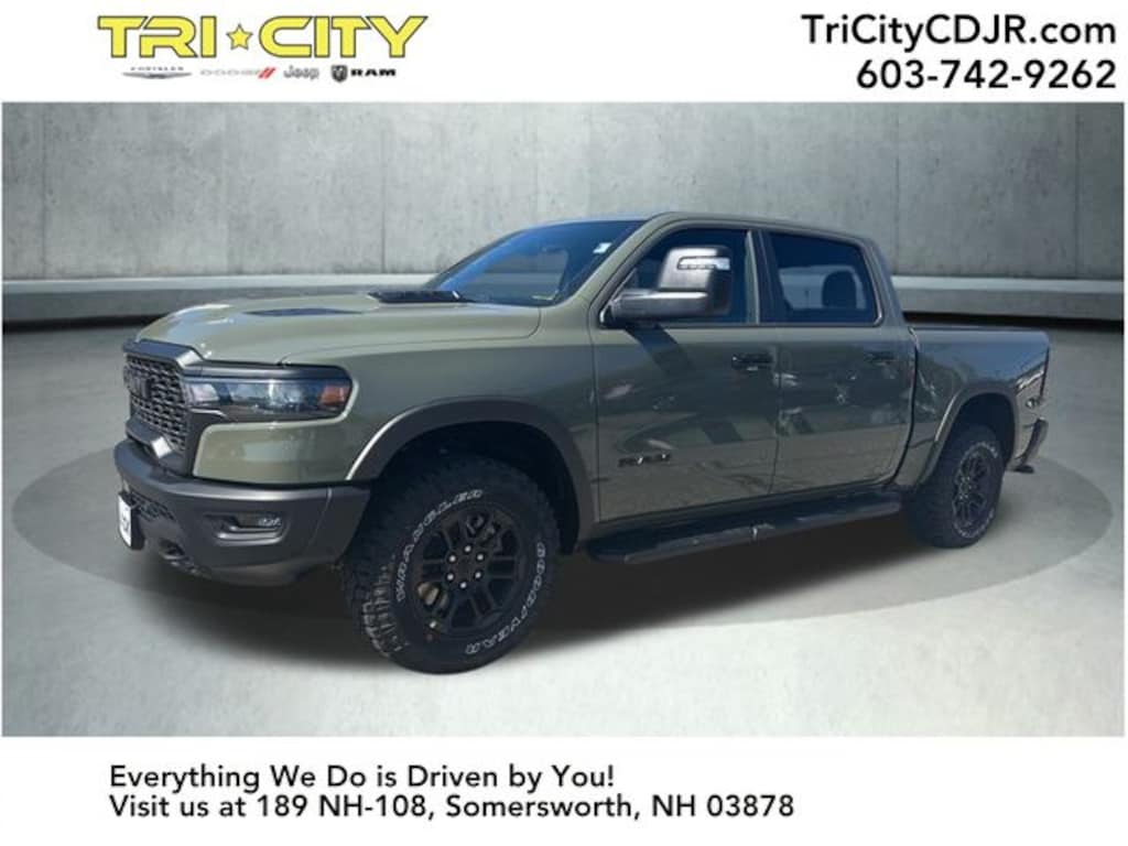 New 2026 Ram 1500 REBEL CREW CAB 4X4 5'7 BOX Pickup