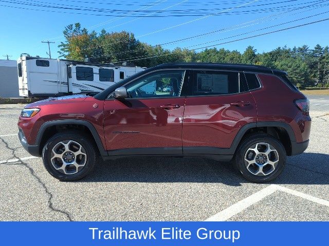 Used 2022 Jeep Compass Trailhawk with VIN 3C4NJDDB2NT111262 for sale in Somersworth, NH