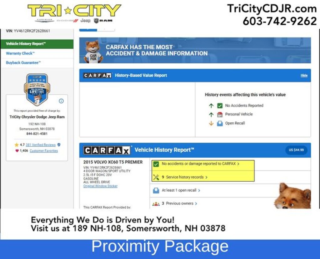 Used 2015 Volvo XC60 T5 Premier SUV