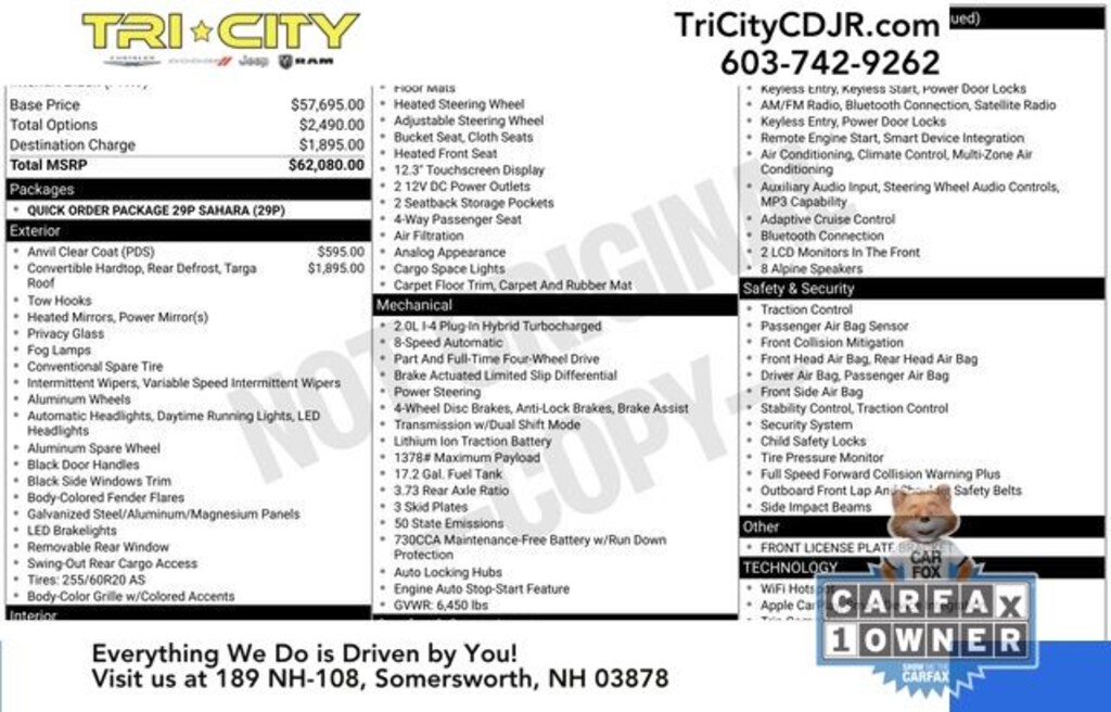 Used 2024 Jeep Wrangler Sahara 4xe SUV