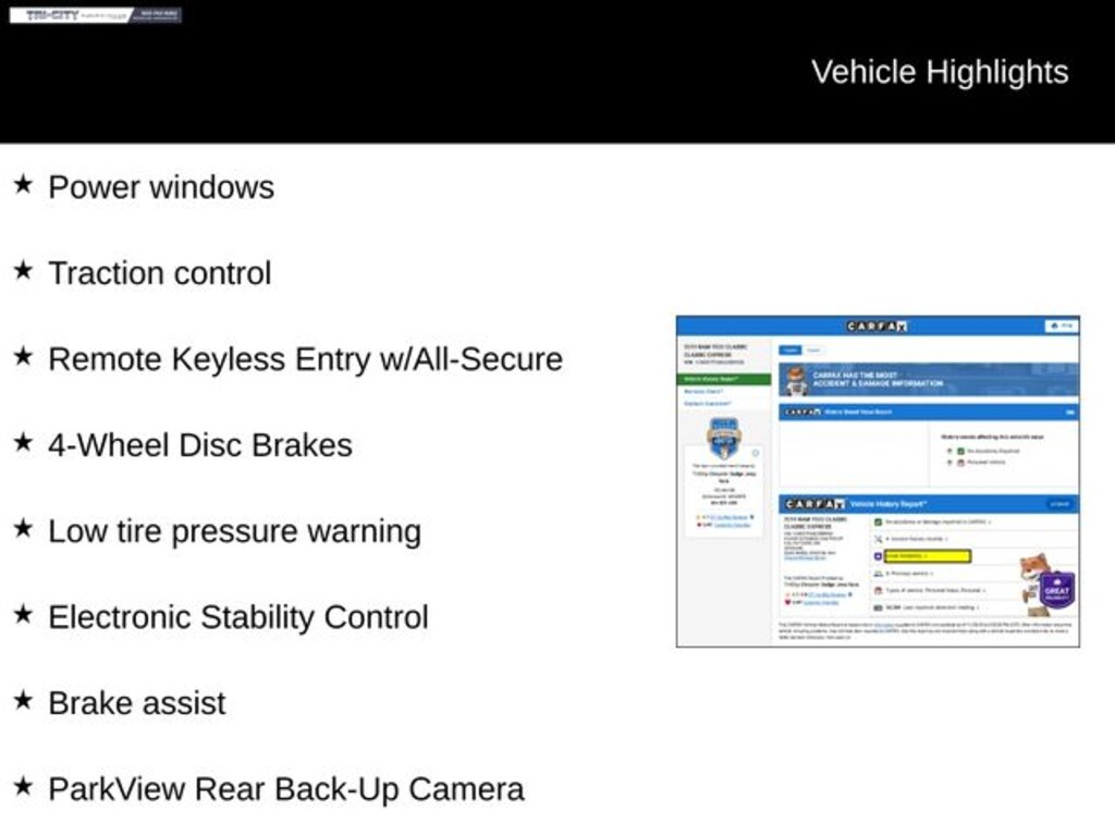 Used 2019 Ram 1500 Classic Express Truck