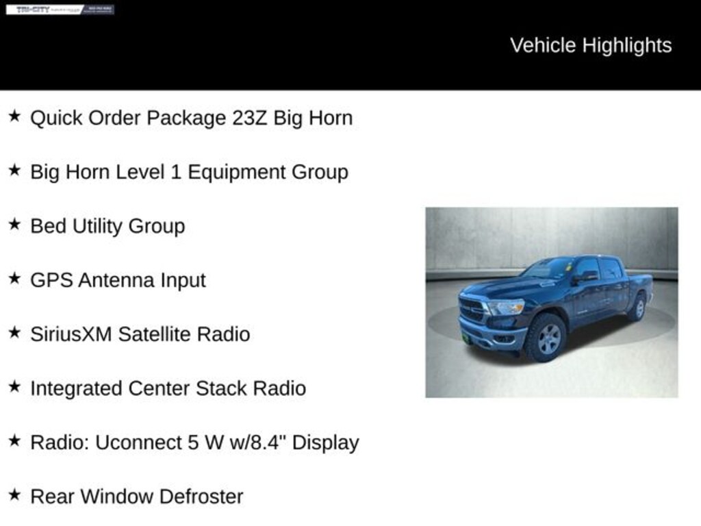 Used 2023 Ram 1500 Big Horn/Lone Star Truck