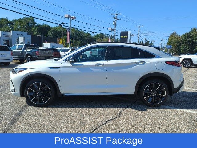 Used 2022 INFINITI QX55 Essential with VIN 3PCAJ5K32NF101040 for sale in Somersworth, NH