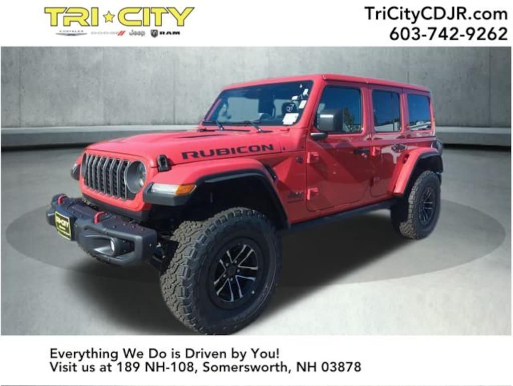 New 2026 Jeep Wrangler 4-DOOR RUBICON X Sport Utility
