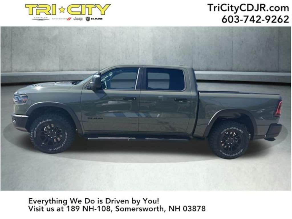 New 2026 Ram 1500 REBEL CREW CAB 4X4 5'7 BOX Pickup