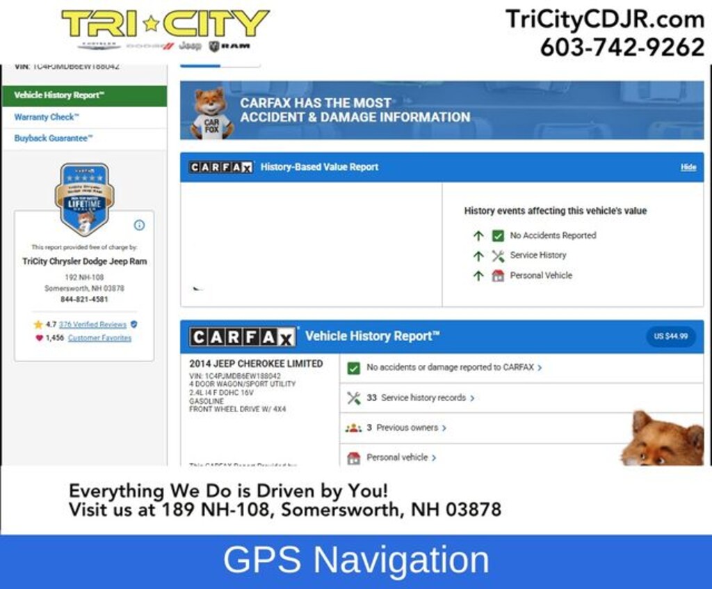 Used 2014 Jeep Cherokee Limited SUV