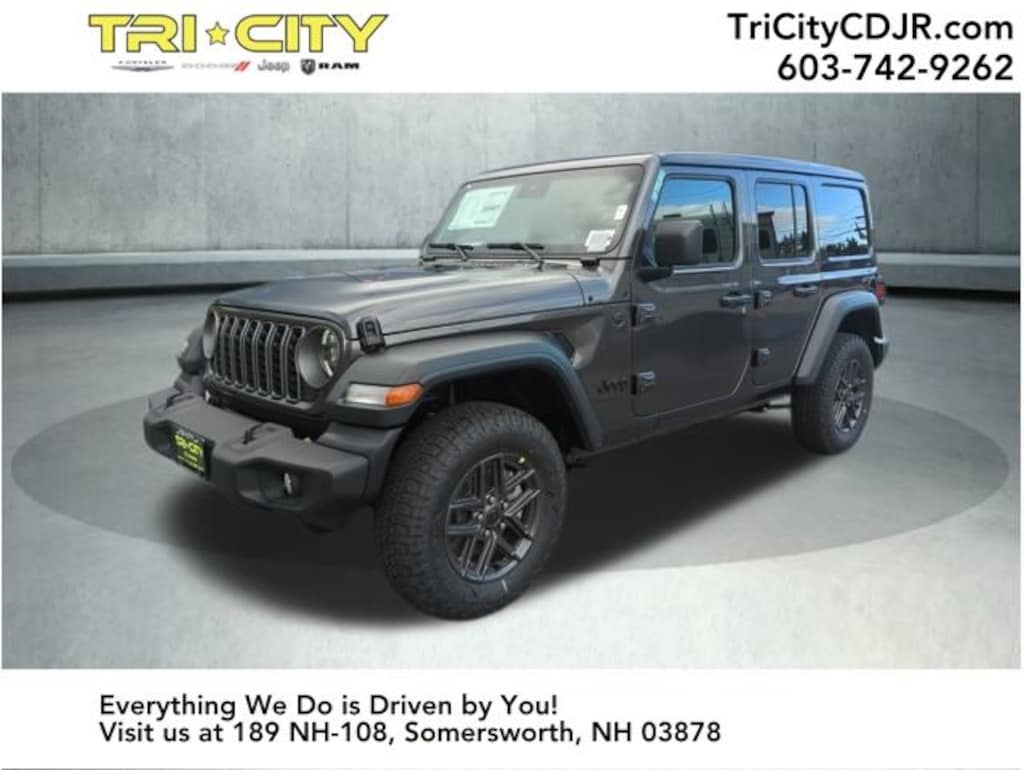 New 2025 Jeep Wrangler 4-DOOR SPORT S Sport Utility