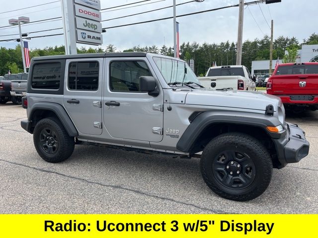 Used 2018 Jeep All-New Wrangler Unlimited Sport with VIN 1C4HJXDGXJW138921 for sale in Somersworth, NH