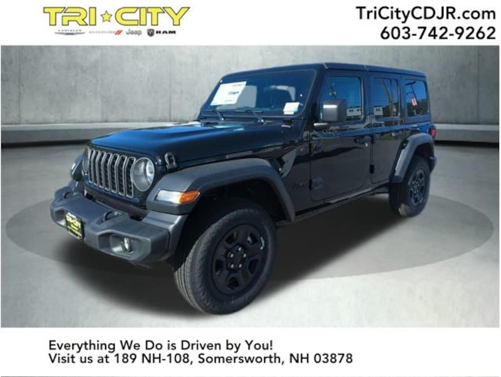 New 2026 Jeep Wrangler 4-DOOR SPORT Sport Utility