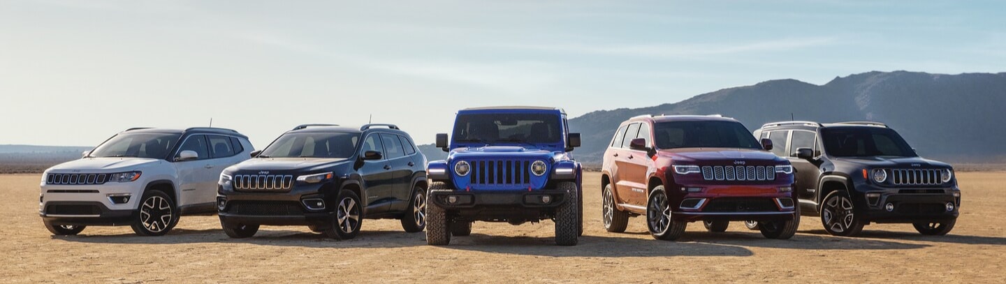 jeep lineup