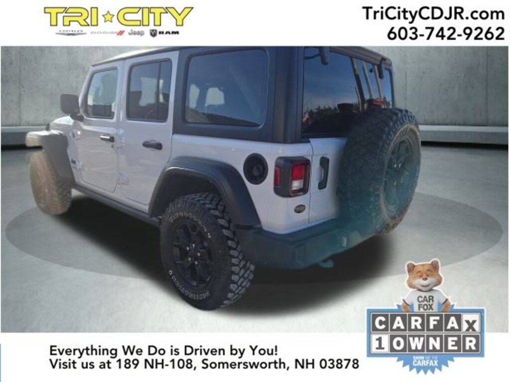 Used 2021 Jeep Wrangler Unlimited Willys SUV