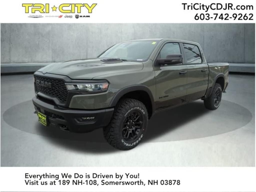 New 2026 Ram 1500 REBEL CREW CAB 4X4 5'7 BOX Pickup