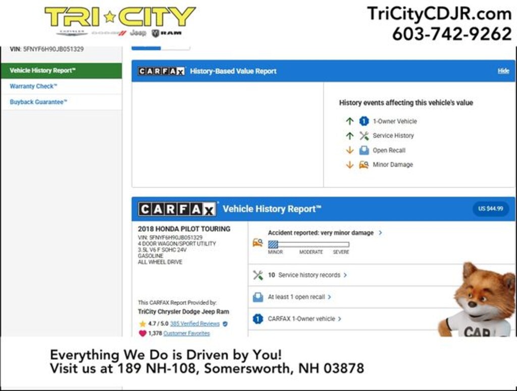 Used 2018 Honda Pilot Touring SUV